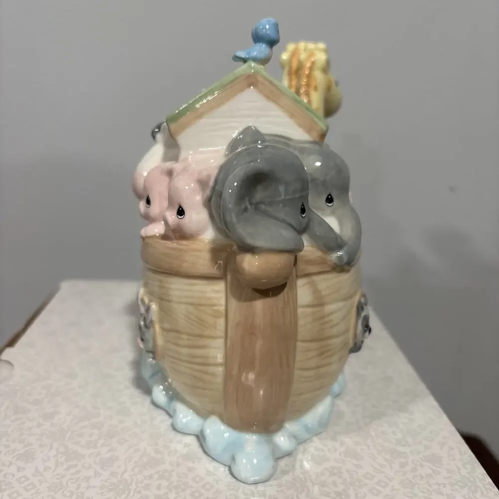 2017 Precious Moments Noah's Ark LED Ceramic Nighlight Bible Religious Gift NEW - Picture 3 of 9